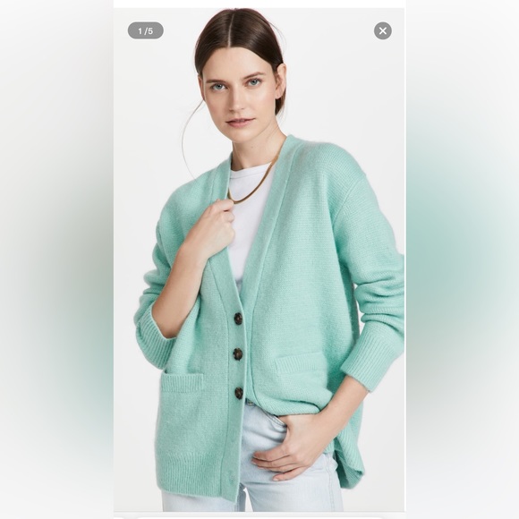 NWT! RE/DONE 90s oversized cardigan - Picture 2 of 9